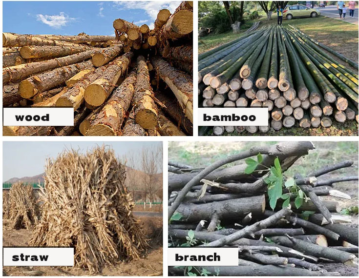 Material diagram of wood chipper