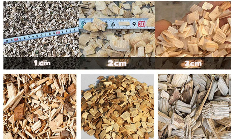 Material diagram of wood chipper