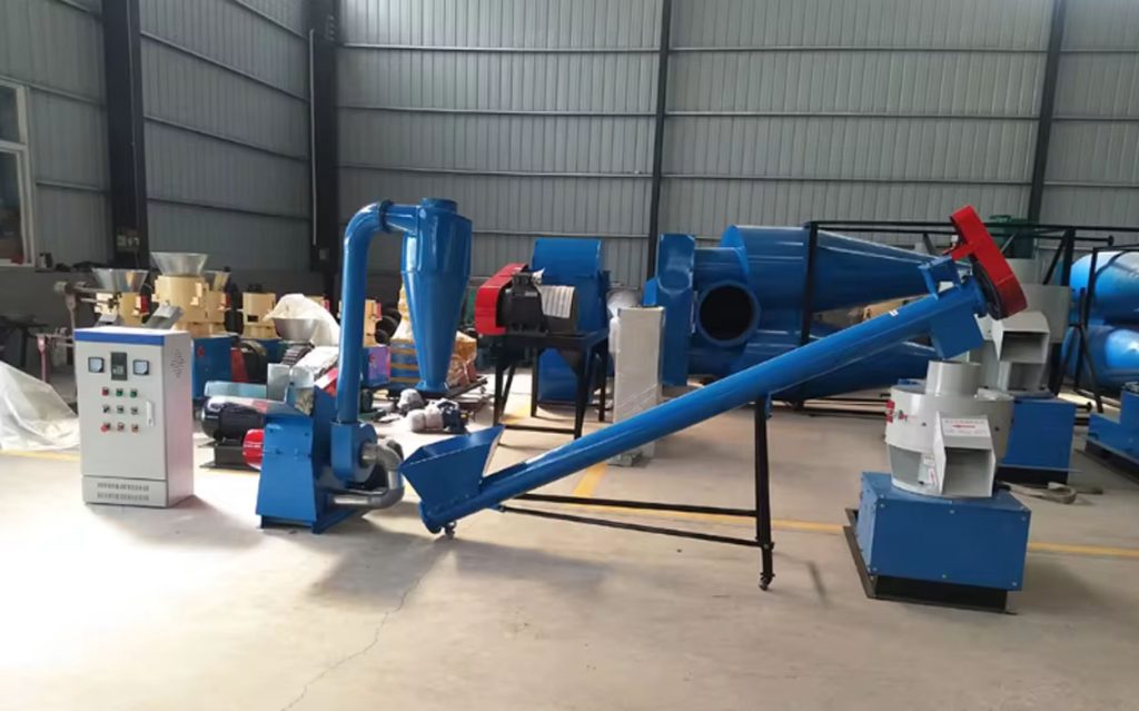 Biomass pellet machine