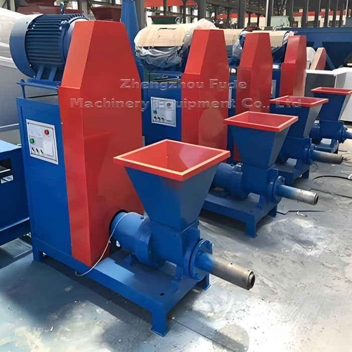 Sawdust rod making machine