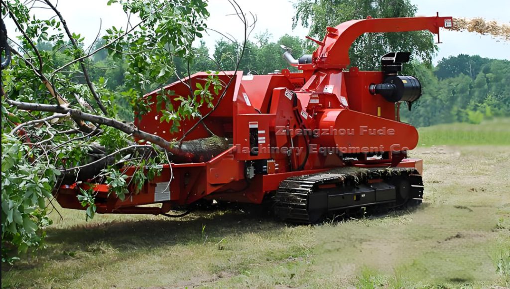 Large branch crusher