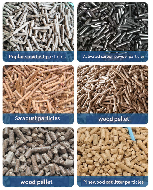 Material diagram of biomass pellet machine