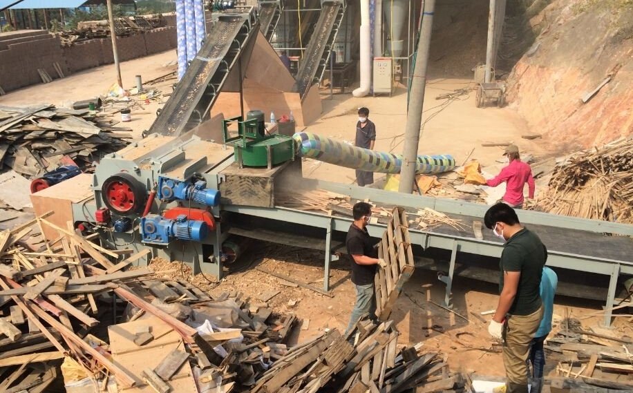 industrial wood crusher