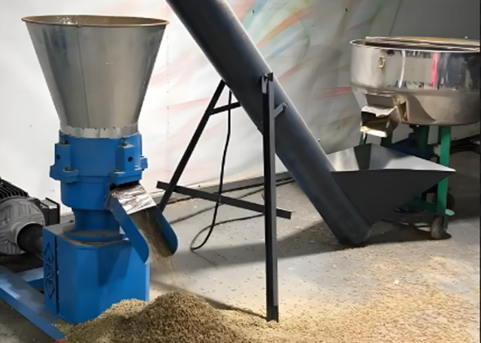 Feed pellet machine