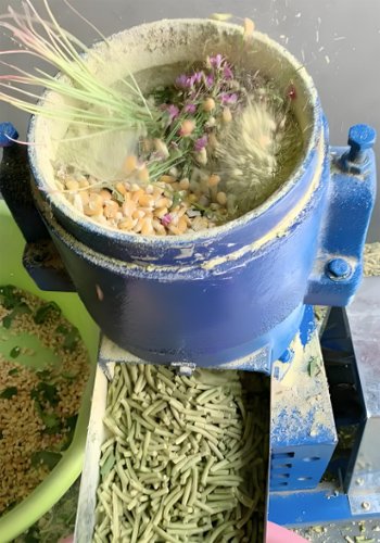 Feed pellet machine