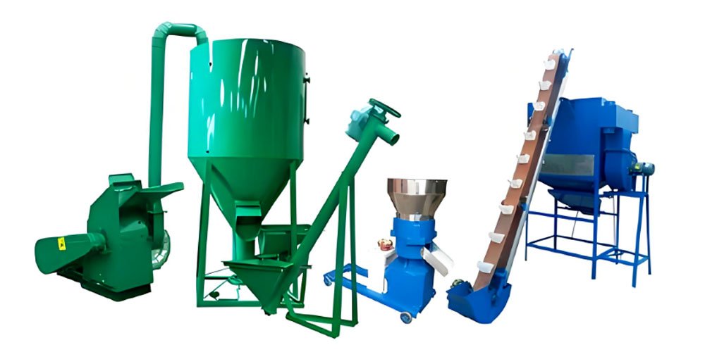 Feed pellet production line