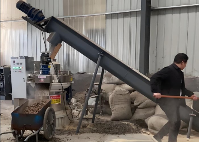 Biomass pellet machine