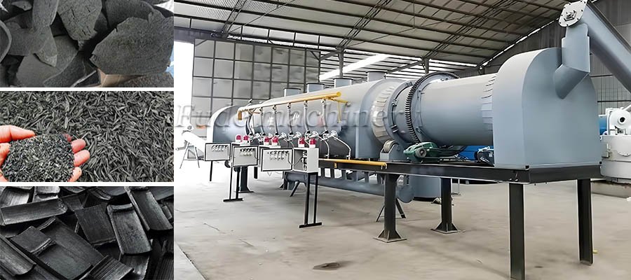 Continuous carbonization furnace